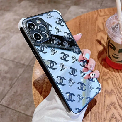 Four-corner anti-drop mirror phone case For iphone lbcase