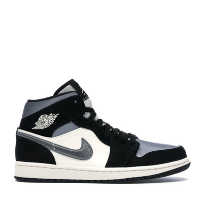 NIKE AIR JORDAN1 MID SE SATIN GREY TOE (NEW) -