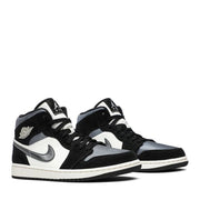 NIKE AIR JORDAN1 MID SE SATIN GREY TOE (NEW) -