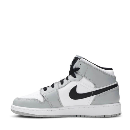 NIKE AIR JORDAN1 SMOKE GREY MID GS (NEW) -