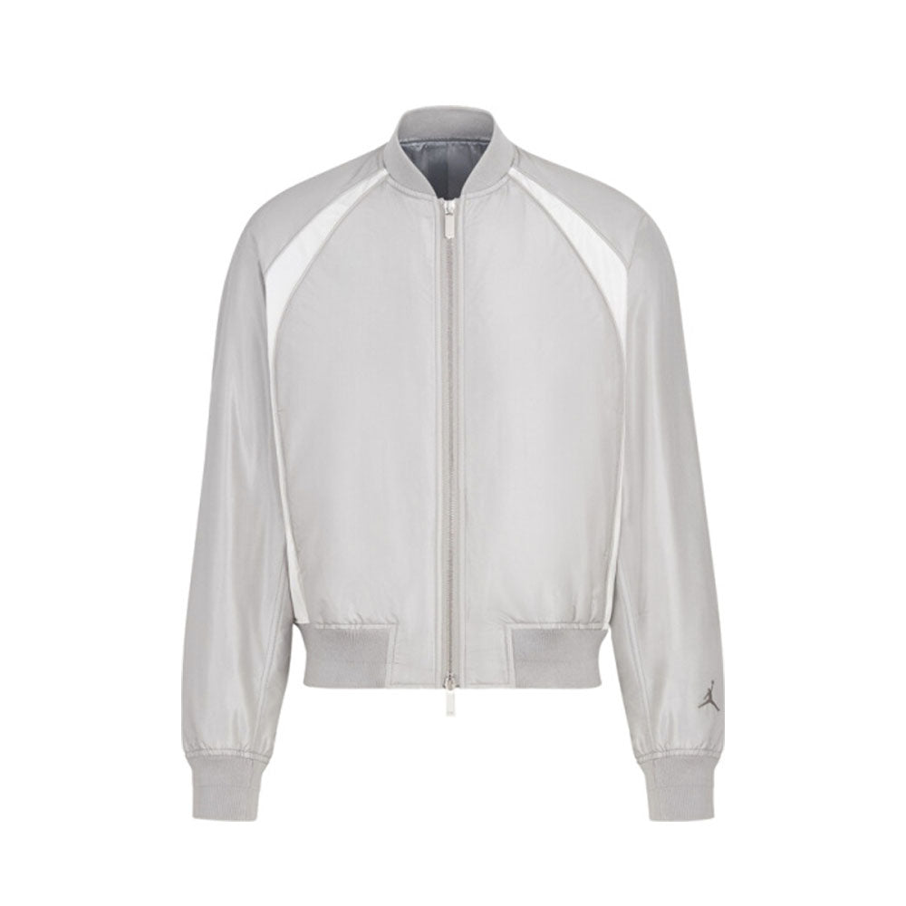 DIOR X AIR JORDAN BOMBER JACKET GREY (NEW) - -