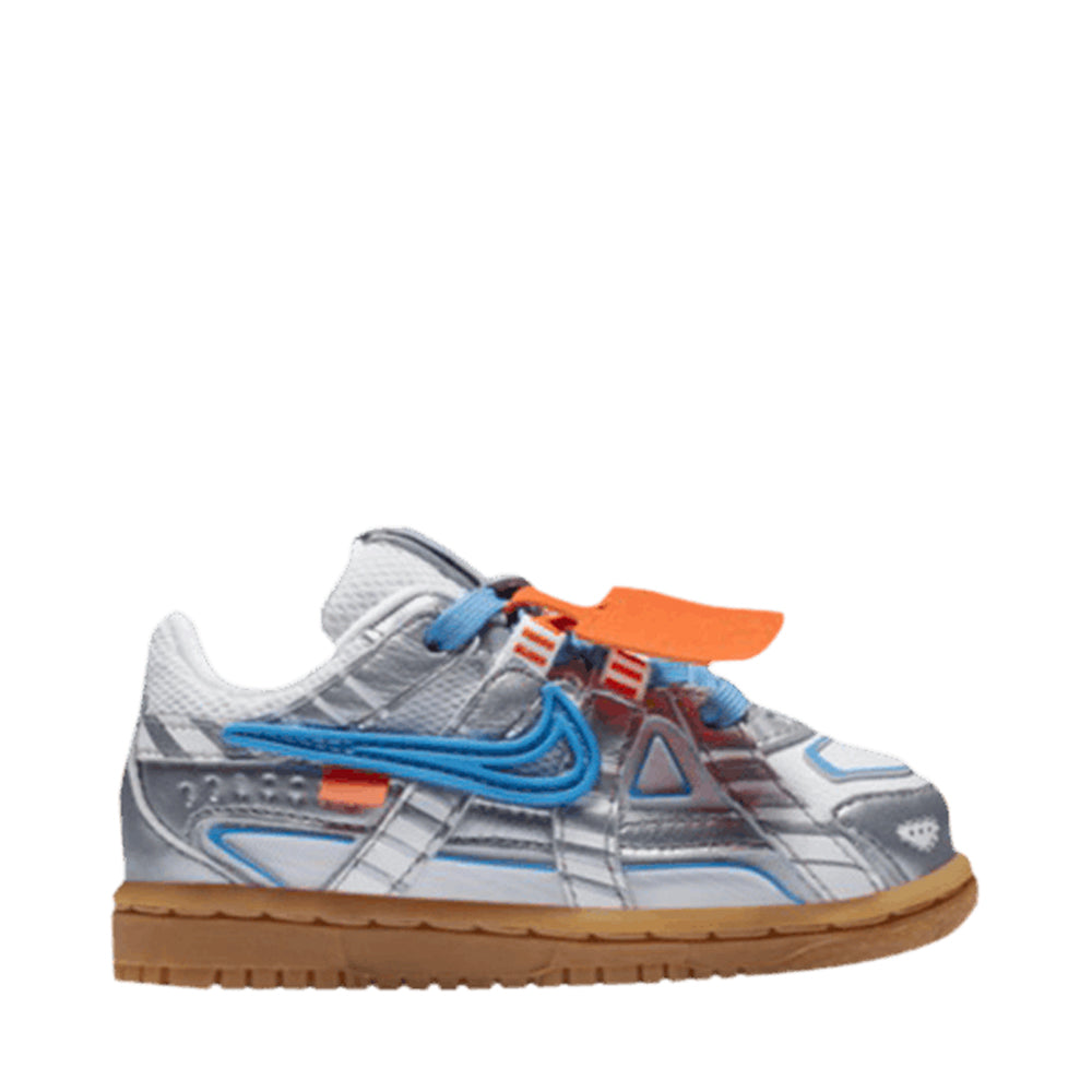 NIKE X OFF WHITE RUBBER DUNK UNIVERSITY BLUE TODDLER (NEW)