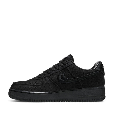 NIKE X STUSSY AIR FORCE 1 LOW BLACK (NEW) -