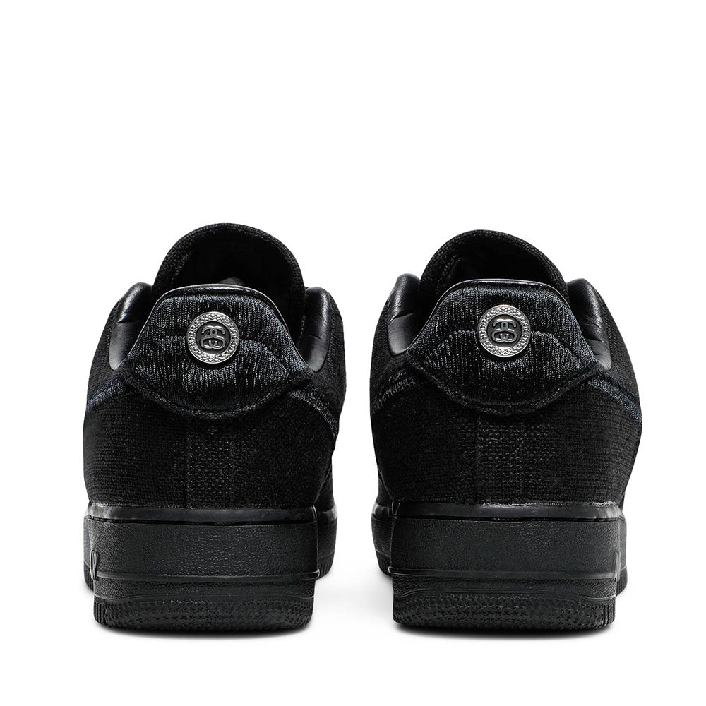NIKE X STUSSY AIR FORCE 1 LOW BLACK (NEW) -