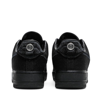 NIKE X STUSSY AIR FORCE 1 LOW BLACK (NEW) -