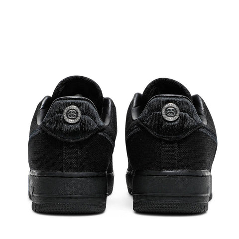 NIKE X STUSSY AIR FORCE 1 LOW BLACK (NEW) -
