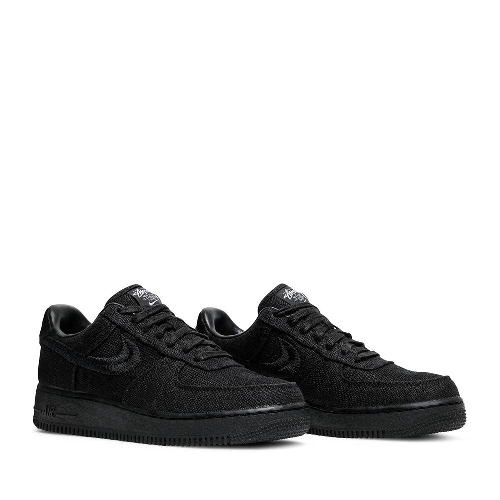 NIKE X STUSSY AIR FORCE 1 LOW BLACK (NEW) -