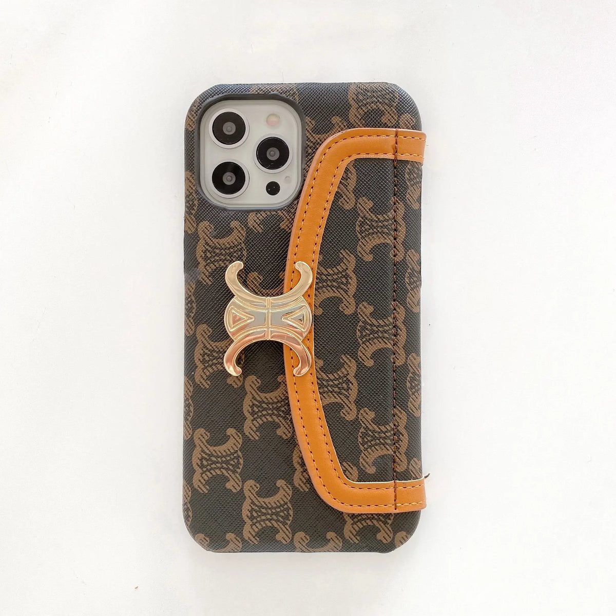 Metal button card package mobile phone case lbcase