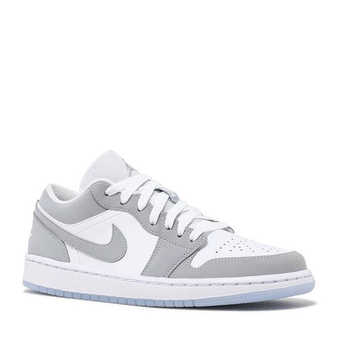 NIKE AIR JORDAN1 LOW WMNS WHITE WOLF GREY (NEW)