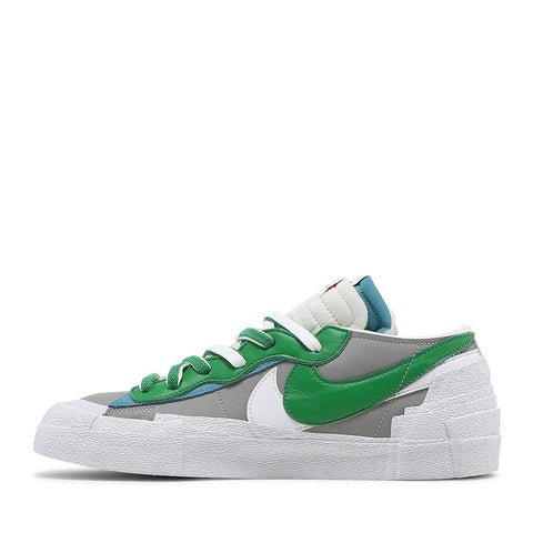 NIKE X SACAI LOW BLAZER GREY CLASSIC GREEN (NEW) -