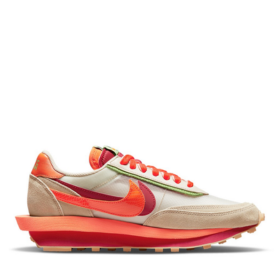 NIKE X SACAI X CLOT LD WAFFLE NET ORANGE BLAZE (NEW)