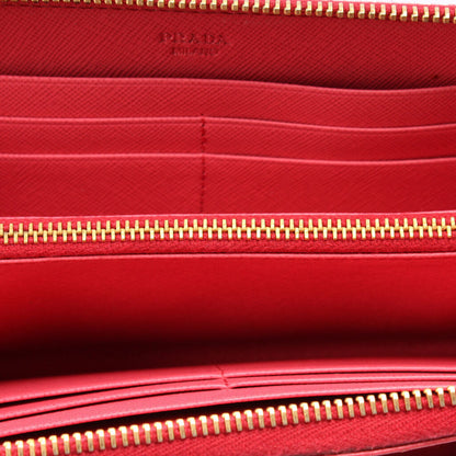 1M0506 Zip Around Wallet Saffiano