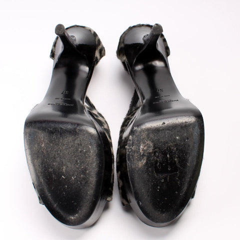 Open Toe Platform Slingback Size 37