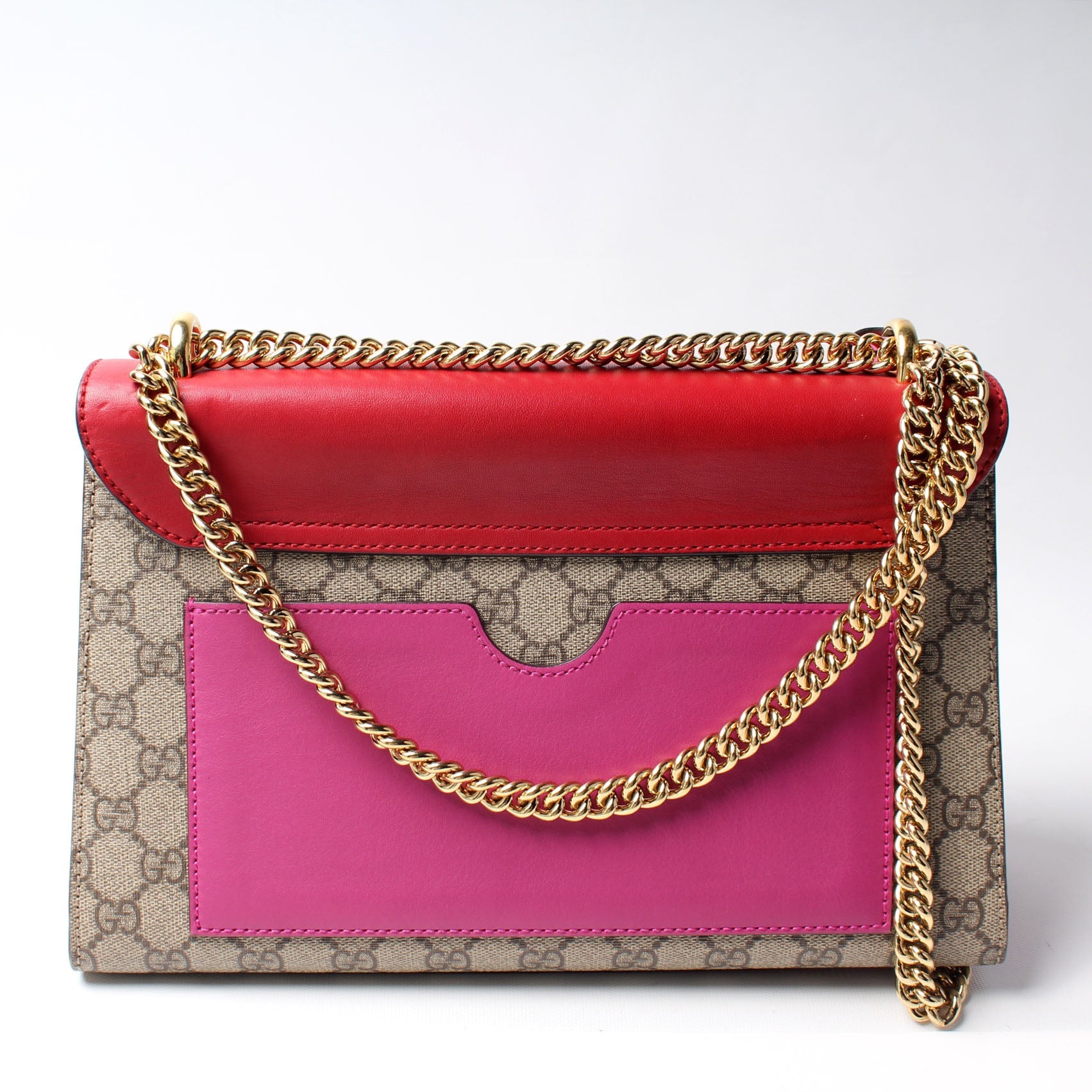 409486 Padlock GG Supreme Shoulder Medium lbcase