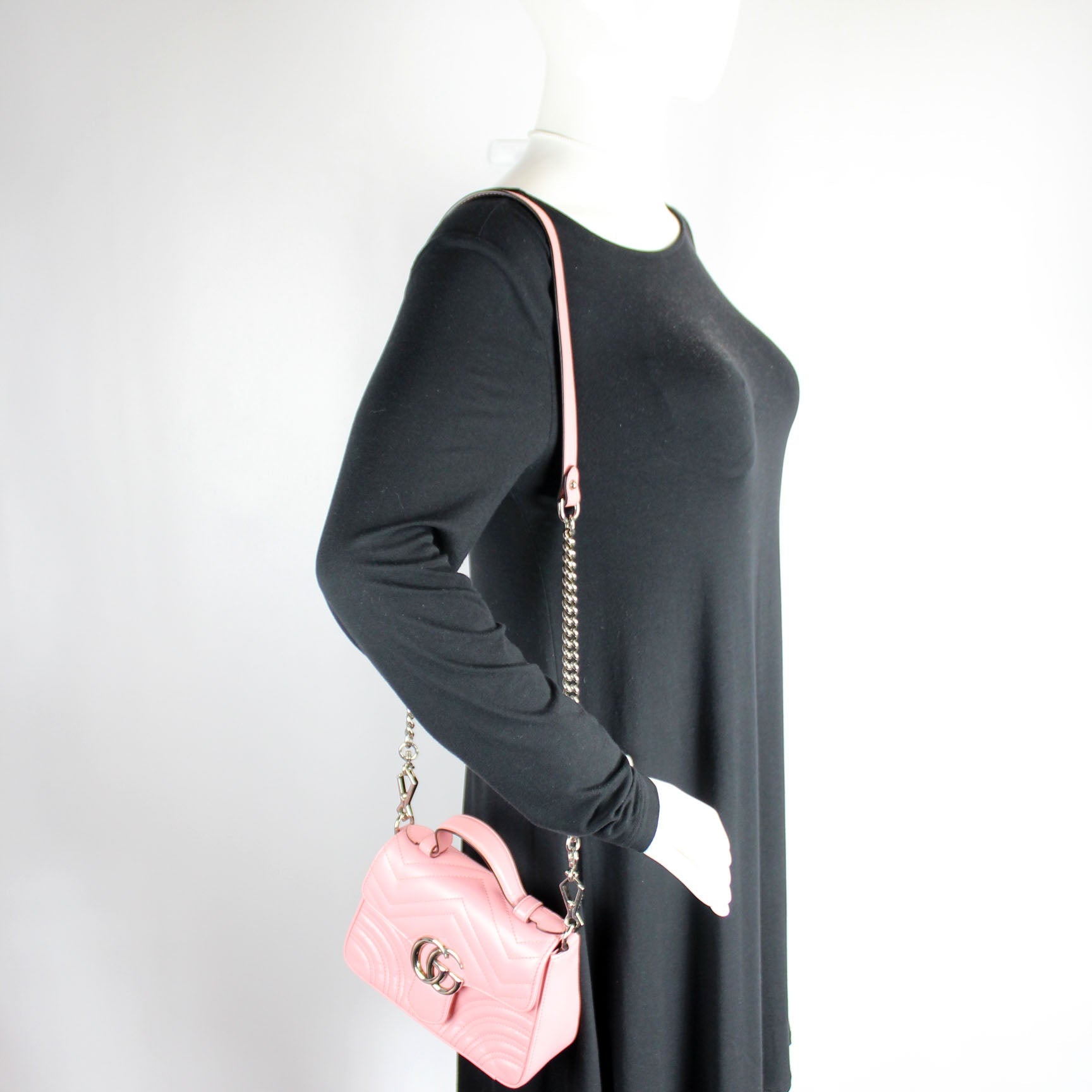 5472630 GG Marmont Mini Top Handle lbcase