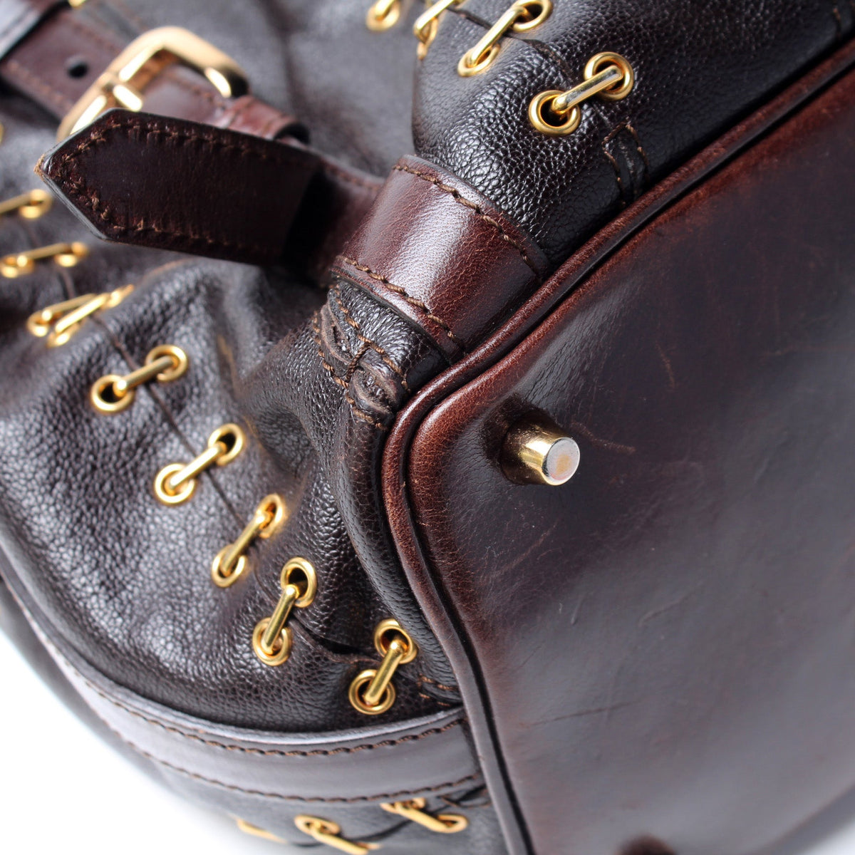 Metal Stitch Lowry Tote