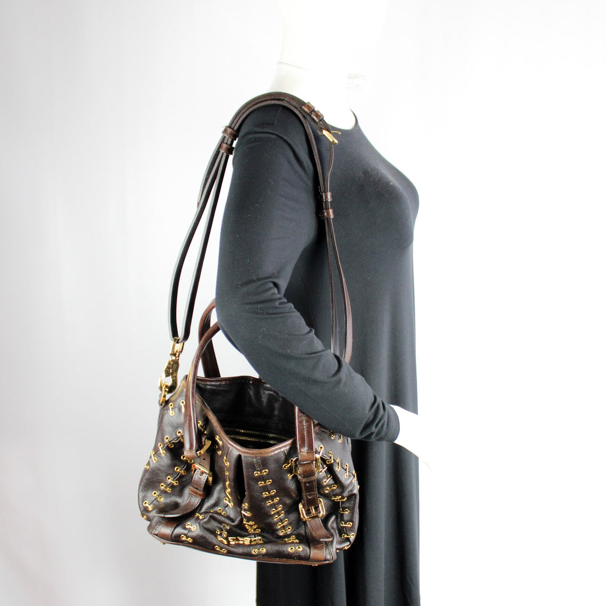 Metal Stitch Lowry Tote