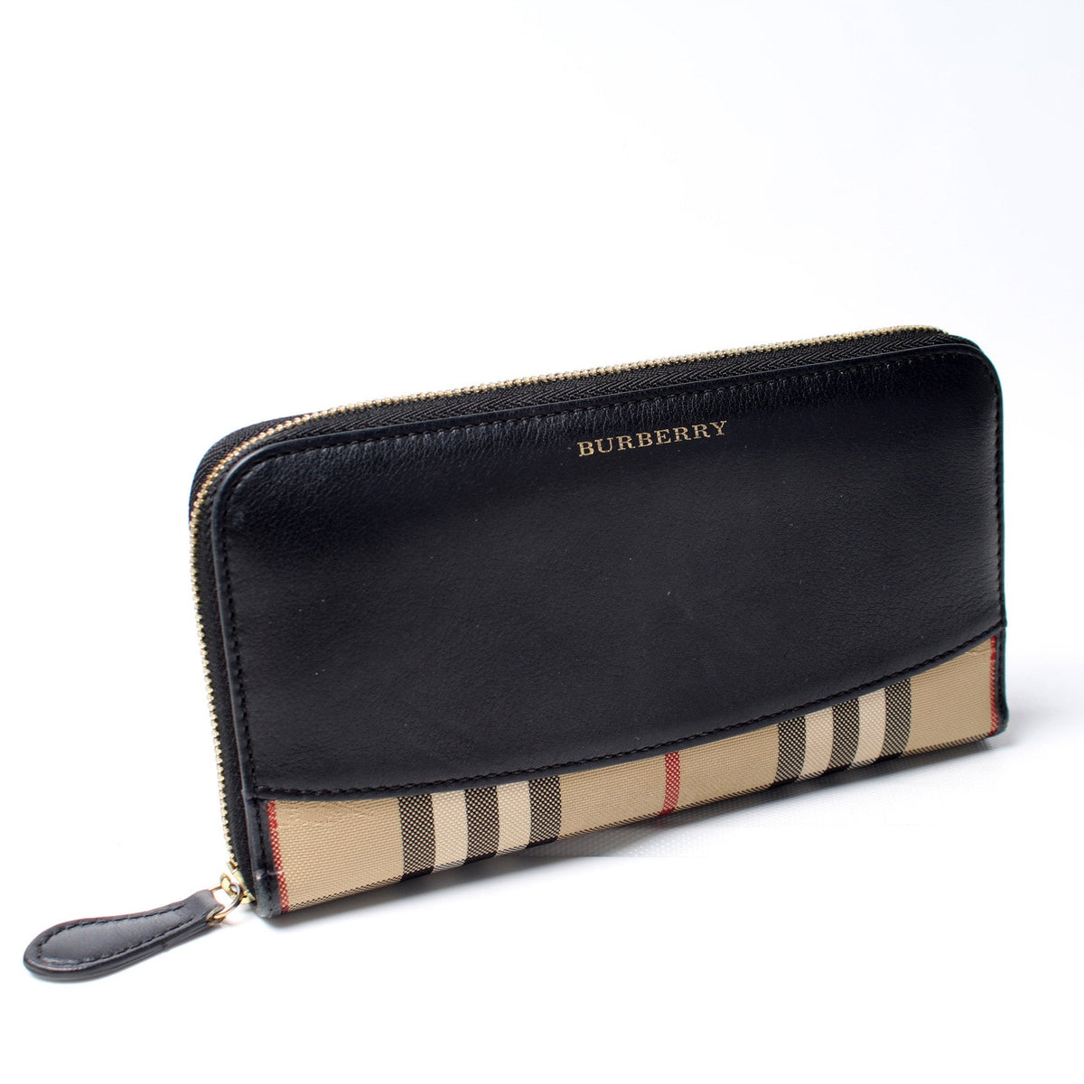 Elmore Horseferry Check Zip Around Wallet