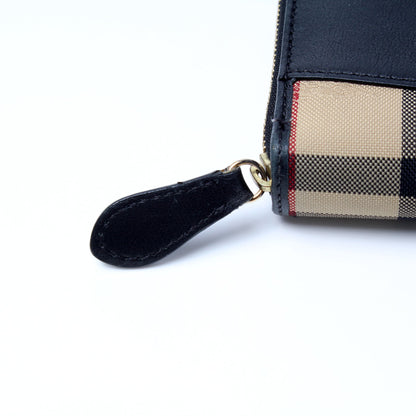 Elmore Horseferry Check Zip Around Wallet