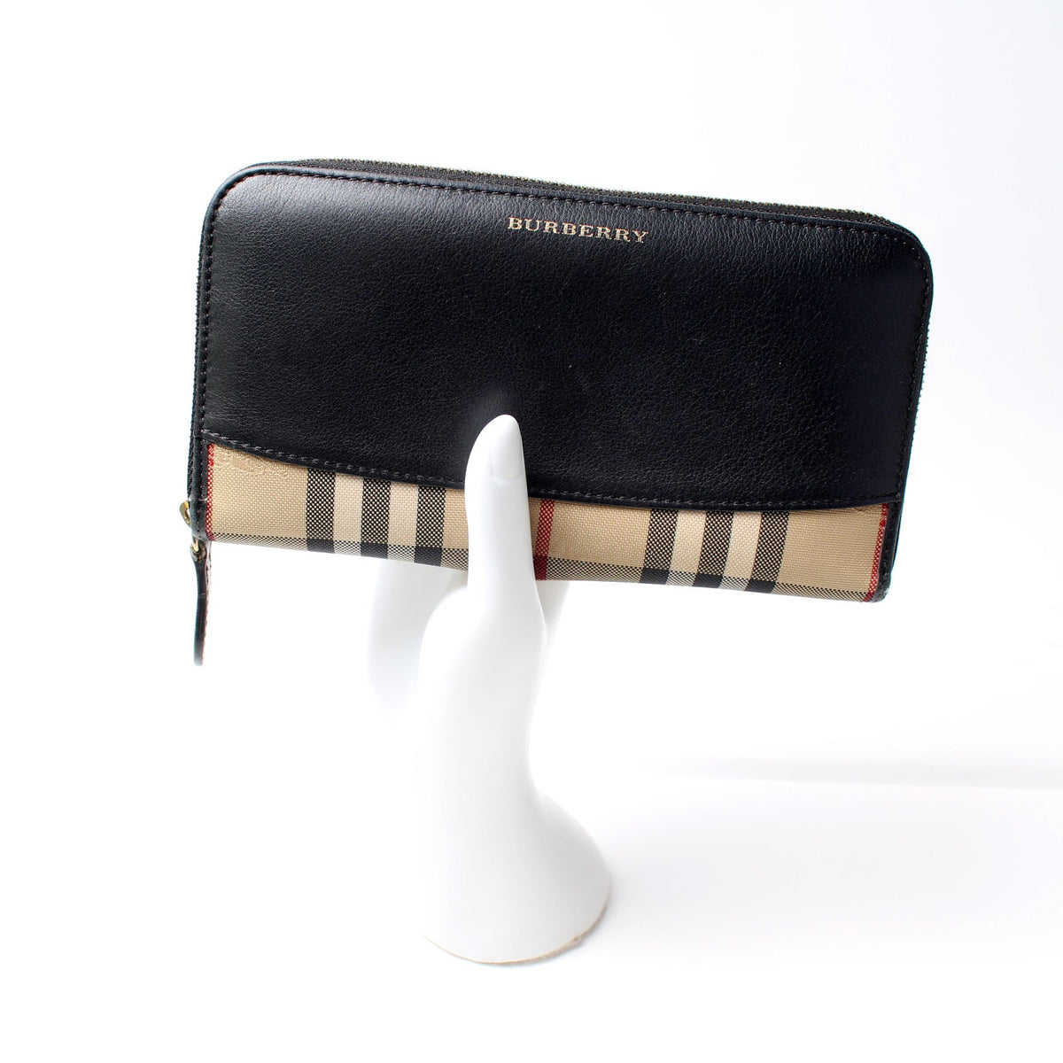 Elmore Horseferry Check Zip Around Wallet