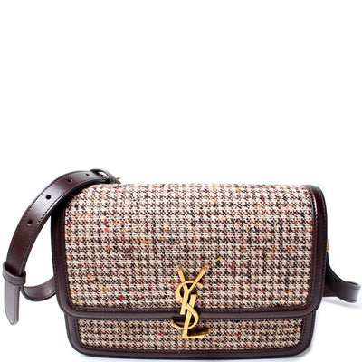 634305 Solferino Satchel Medium Tweed