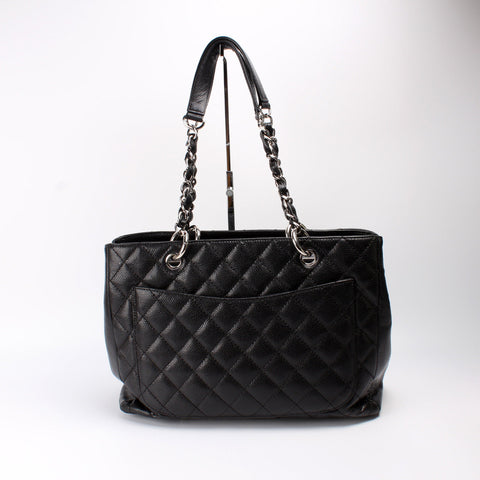 Grand Shopping Tote Caviar