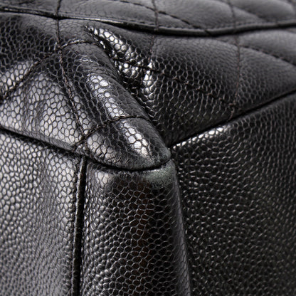 Grand Shopping Tote Caviar