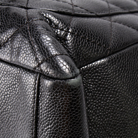 Grand Shopping Tote Caviar
