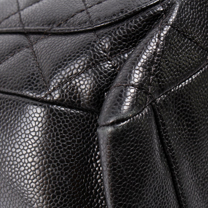 Grand Shopping Tote Caviar
