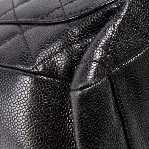 Grand Shopping Tote Caviar