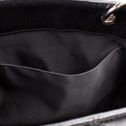 Grand Shopping Tote Caviar