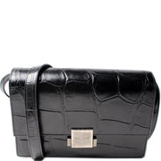 Bellechasse Croc Embossed Shoulder Medium