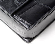 Bellechasse Croc Embossed Shoulder Medium
