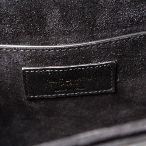 Bellechasse Croc Embossed Shoulder Medium