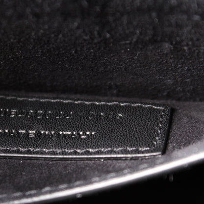 Bellechasse Croc Embossed Shoulder Medium