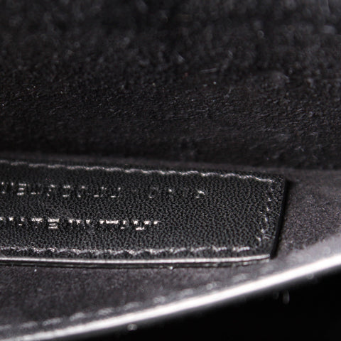 Bellechasse Croc Embossed Shoulder Medium