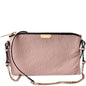 Peyton Leather Check Crossbody