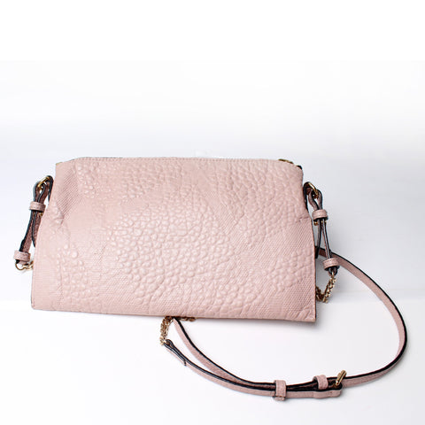 Peyton Leather Check Crossbody