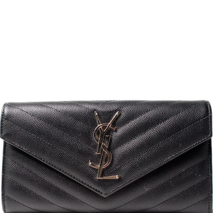 Flap Wallet Large Grain De Poudre