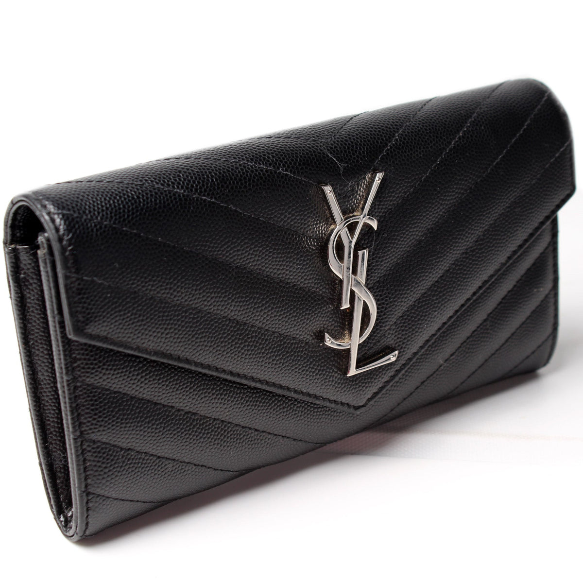 Flap Wallet Large Grain De Poudre