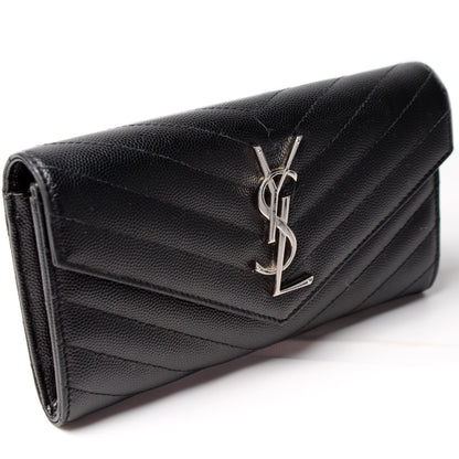 Flap Wallet Large Grain De Poudre