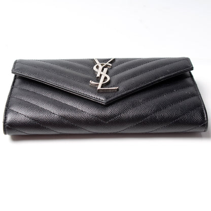 Flap Wallet Large Grain De Poudre