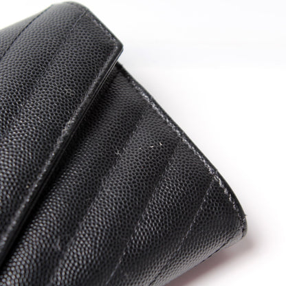 Flap Wallet Large Grain De Poudre
