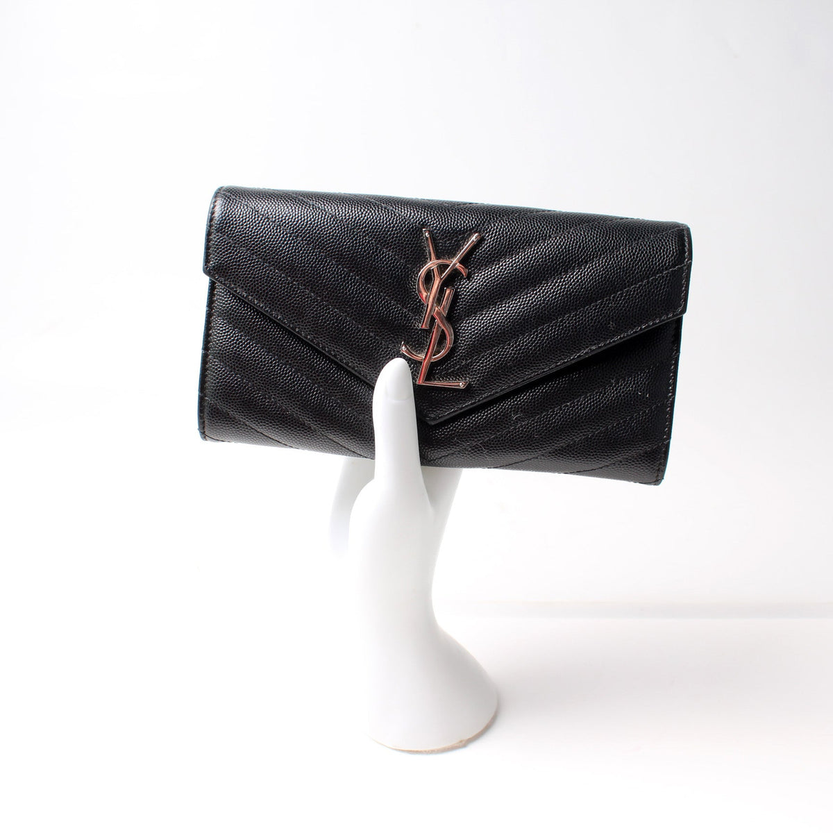 Flap Wallet Large Grain De Poudre
