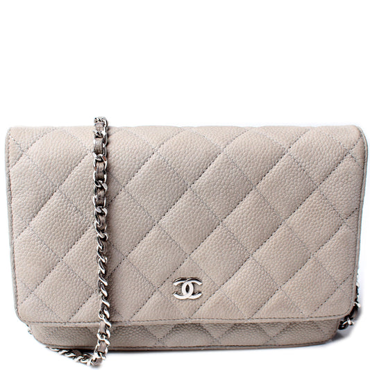 WOC Classic Quilted Matte Caviar