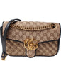 443497 Marmont Shoulder Quilted Canvas Small Flap lbcase