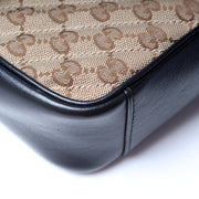 443497 Marmont Shoulder Quilted Canvas Small Flap