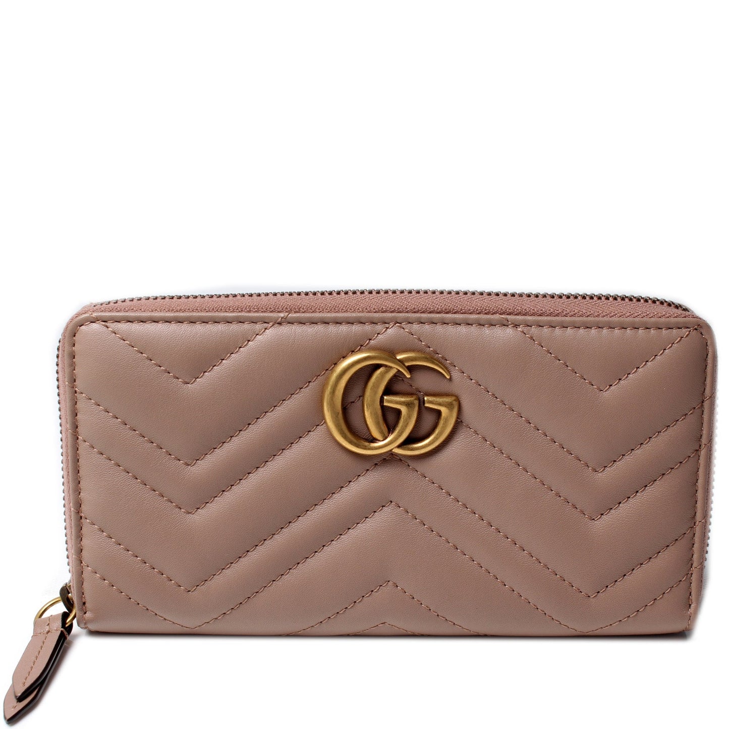 443123 GG Marmont Zip Around Wallet lbcase