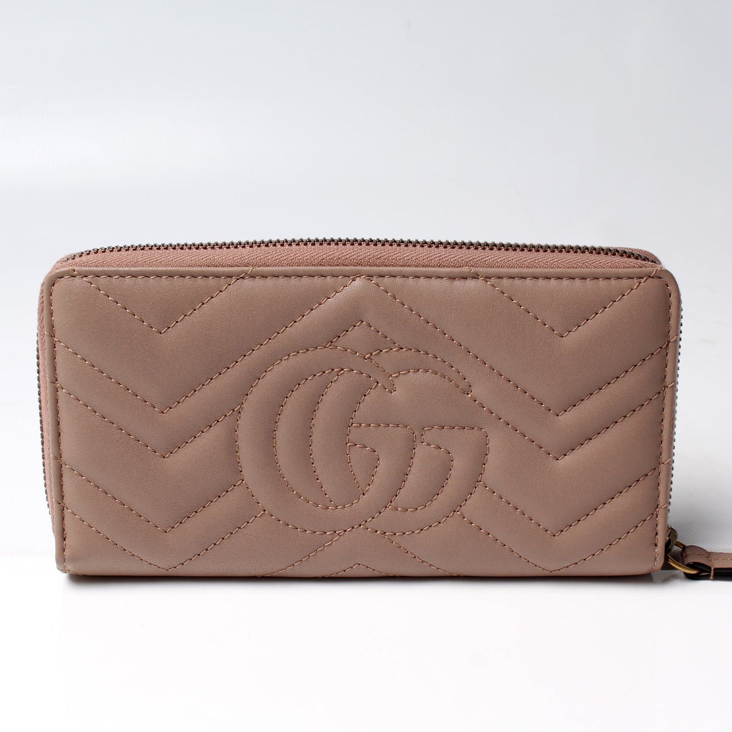 443123 GG Marmont Zip Around Wallet lbcase