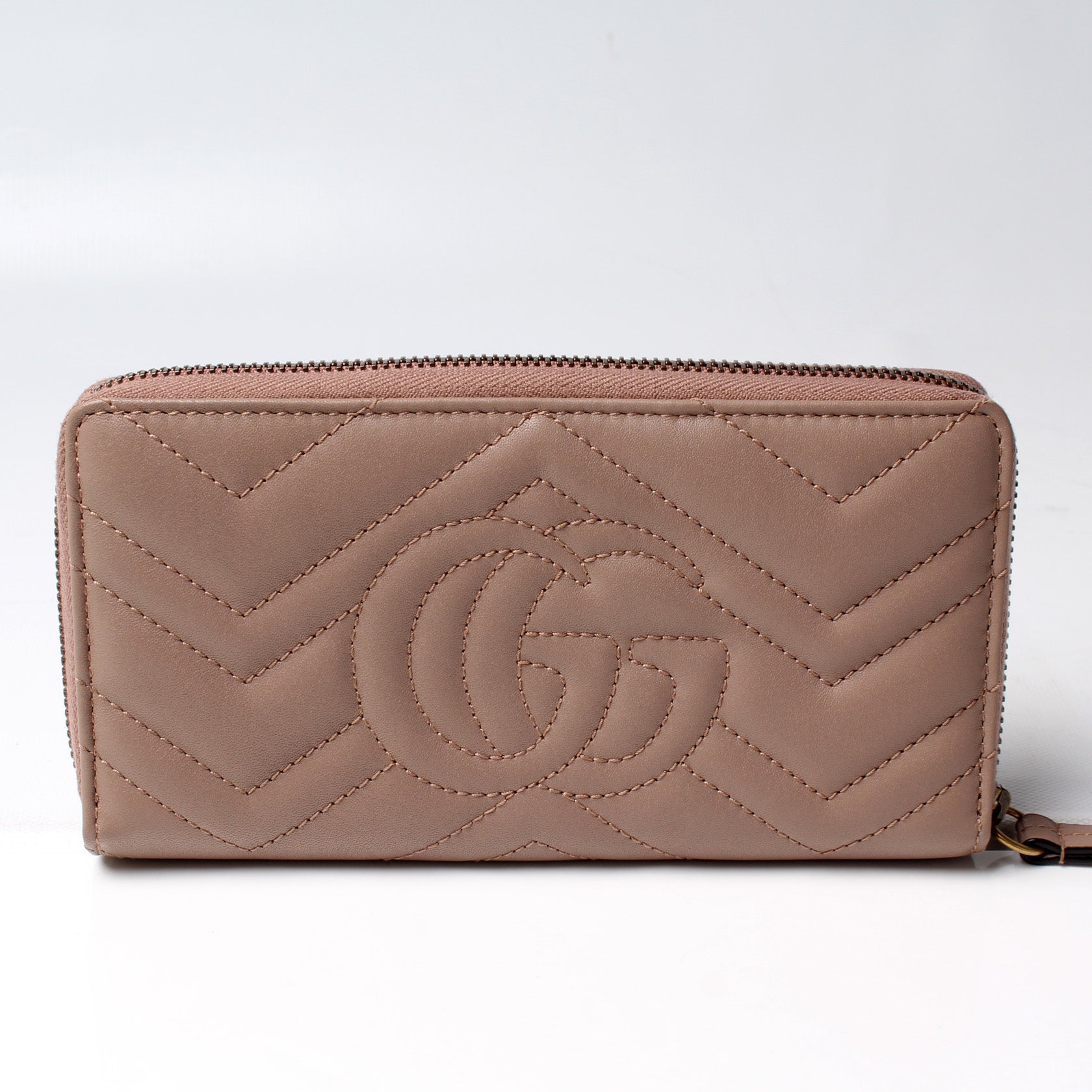 443123 GG Marmont Zip Around Wallet lbcase